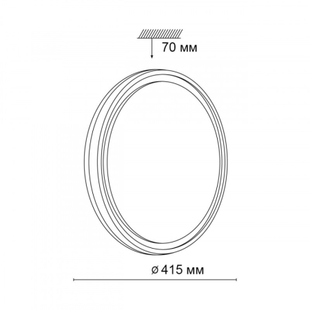 Накладной светильник Sonex 3044/DL