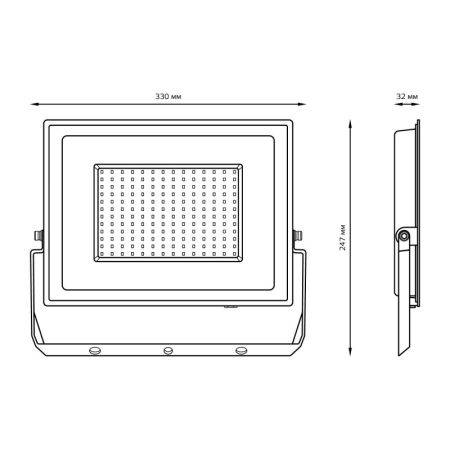 Прожектор Gauss 613100150P