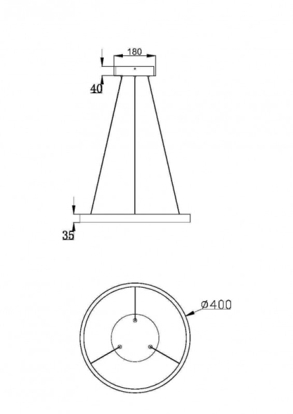 Подвесной светильник Maytoni MOD058PL-L22BS3K