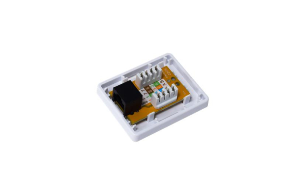 Розетка компьютерная 8P8C (RJ45) UTP кат.5E 1 порт TOKOV ELECTRIC TKE-SMB-8P8C-1P-UTP