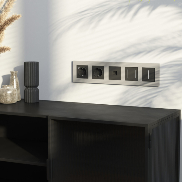 Рамка Werkel W0052917 дымчатый софт