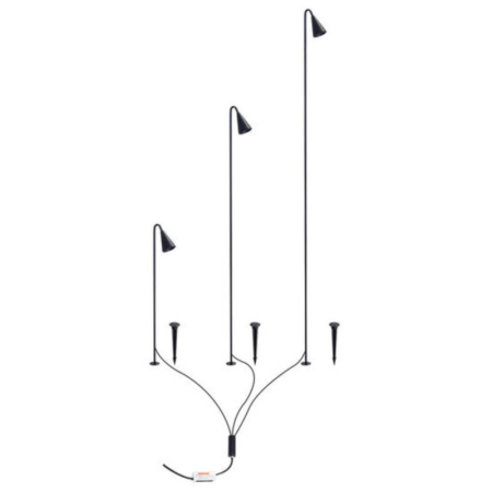 Грунтовый светильник ARTE Lamp A1084PA-3BK