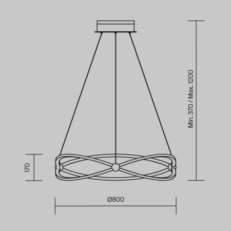 Подвесная люстра Maytoni MOD062PL-L56CH3K