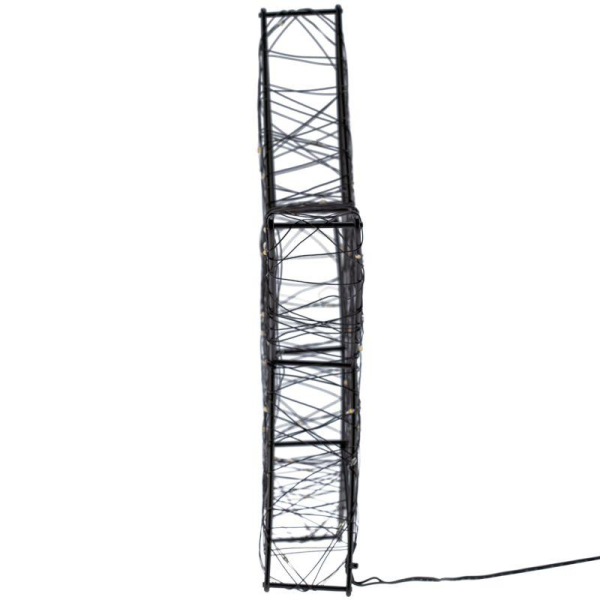 Металлическая 3D-фигура Звезда 35см, цвет свечения теплый белый, питание 3хAA (не в комплекте) NEON-NIGHT