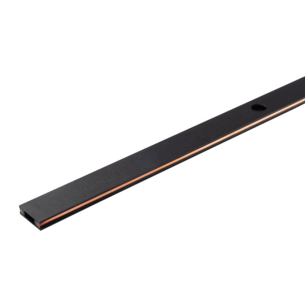 Шинопровод Метр16 1M-BL 1000х16мм накладной низковольтный Pro черн. JazzWay 5057234