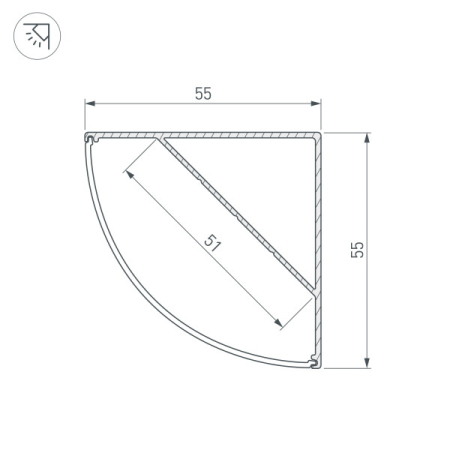 Профиль Arlight 044578