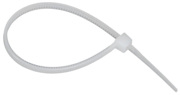 Хомут 2.5х100мм P6.6 стандартный бел. (уп.100шт) IEK UHH30-D025-100-100-K01