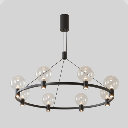 Подвесная люстра Crystal Lux DUET SP56W LED BLACK