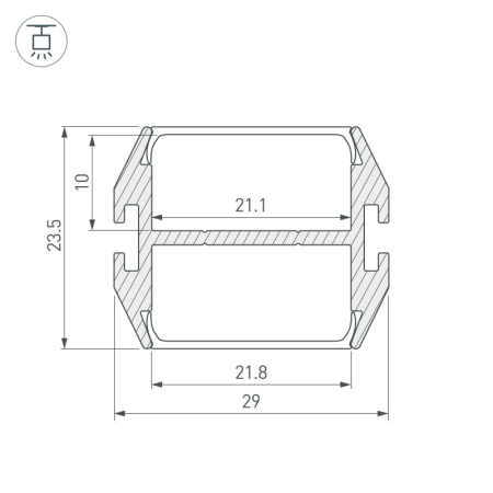 Профиль Arlight 032864