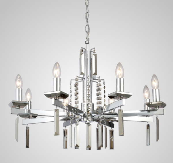 Подвесная люстра Crystal Lux MARRON SP8 CHROME