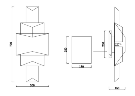Бра Fluorite FL1168-3W