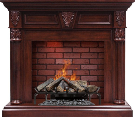 Dimplex Каминокомплект Sheffield - Темная вишня с очагом Silverton
