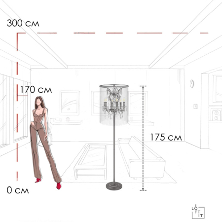 Торшер LOFT IT 10450F
