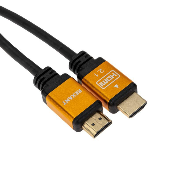 Кабель HDMI - HDMI 2.1 длина 1м Gold Rexant 17-6002