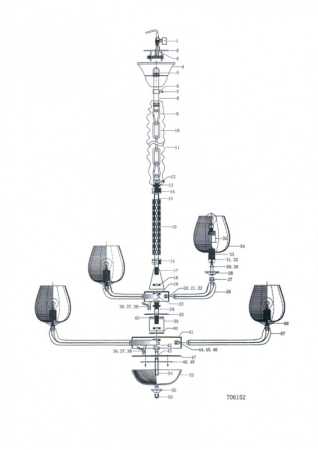 Подвесная люстра Lightstar 706152
