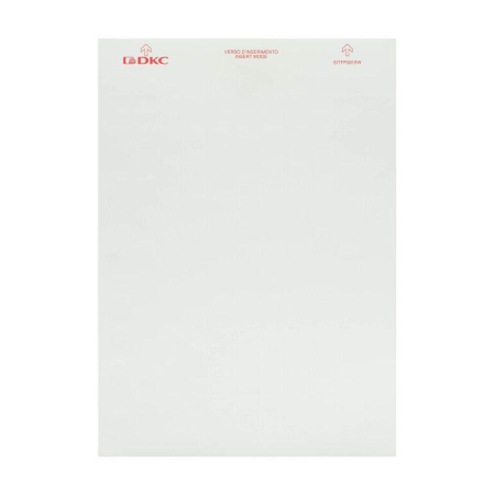 Табличка маркировочная 9х15 бел. (уп.2420шт) DKC SITFP0915W