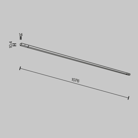 Светильник на шине Maytoni Technical TR180-1-12WTW-B