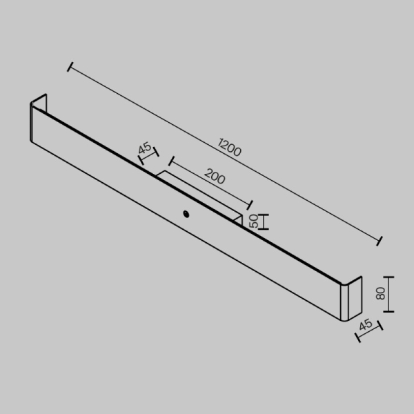 Бра Maytoni MOD492WL-L20BK