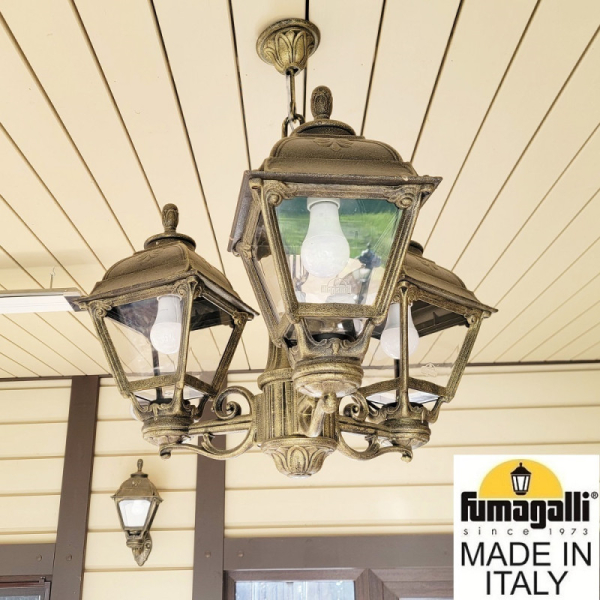 Подвесной уличный светильник Fumagalli U23.120.S30.BXF1R
