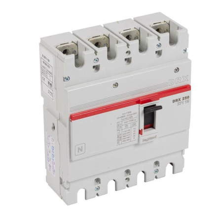 Выключатель автоматический 4п 150А 25кА DRX250 стационарн. Leg 027119