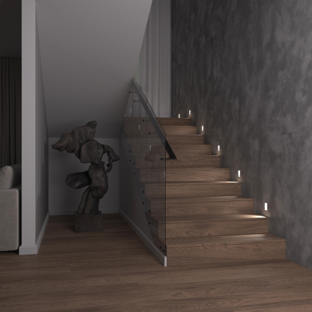 SUBRA-S 40 Встраиваемый стеновой гипсовый светильник