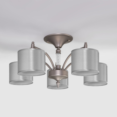 Люстра на штанге Eurosvet 60080/5 сатин-никель