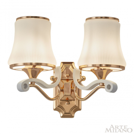 Бра Arte Milano 303987/2W Wh/Gd