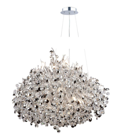 Подвесная люстра AM Group FACETED SP21 SILVER