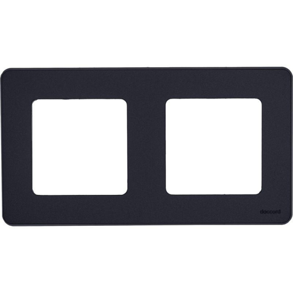 Рамка 2-м Inspiria антрацит IEK 673943