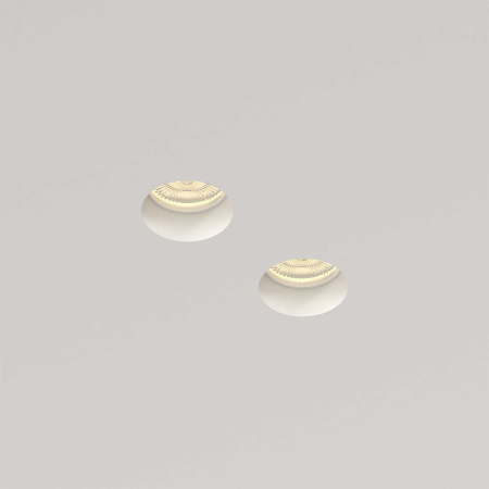 QUASAR 55 DUO FLAT Встраиваемый потолочный гипсовый светильник