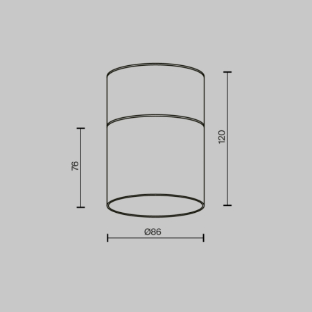 Влагозащищенный светильник Maytoni Technical C094CL-GX53-W