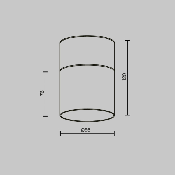 Влагозащищенный светильник Maytoni Technical C094CL-GX53-BS