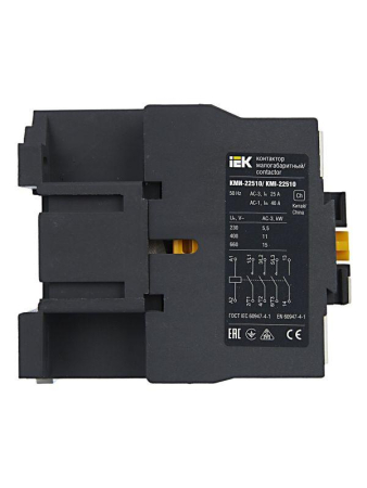 Контактор КМИ-22510 25А 24В/АС3 1НО KARAT IEK KKM21-025-024-10