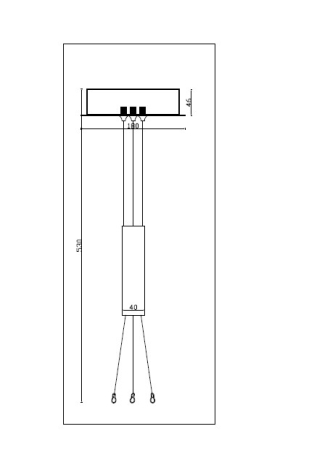 Подвес Maytoni Technical C032C-04-W