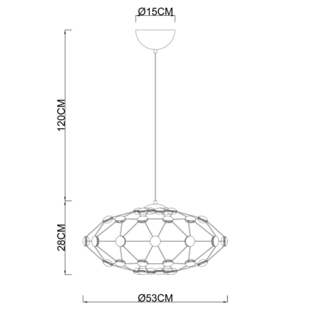 Подвесная люстра Divinare 1720/02 SP-48