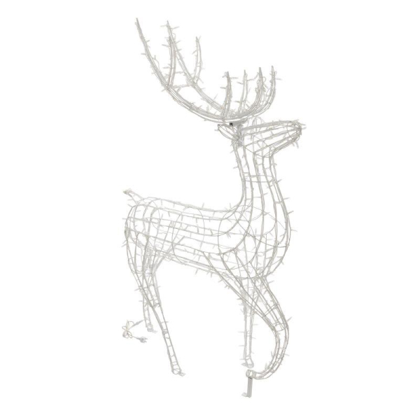 Фигура объемная Олень 115х195см, 528 LED, IP65, цвет свечения белый NEON-NIGHT