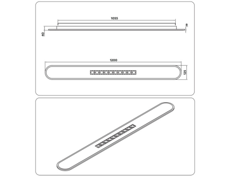 Накладной светильник Ambrella Light FL51445