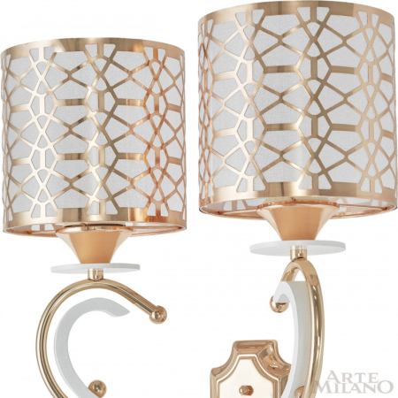 Бра Arte Milano 301237/2W Wh/Gd