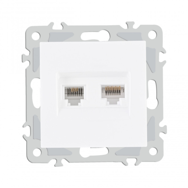 Розетка Arte Milano 206.44-1.white