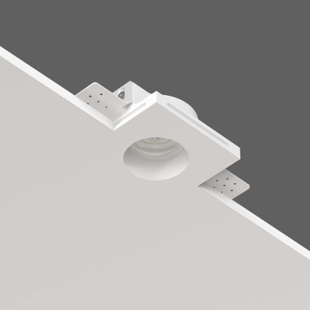 QUASAR 55 FLAT Встраиваемый потолочный гипсовый светильник