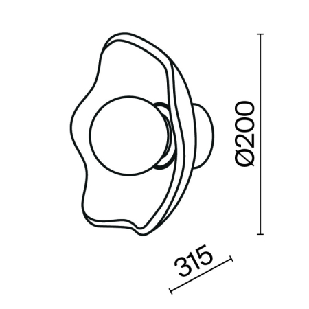 Бра Maytoni MOD207WL-01BS