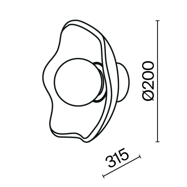Бра Maytoni MOD207WL-01BS