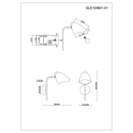 Бра Evoluce SLE103601-01