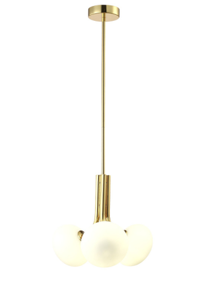 Подвесная люстра Crystal Lux ALICIA SP3 GOLD/WHITE