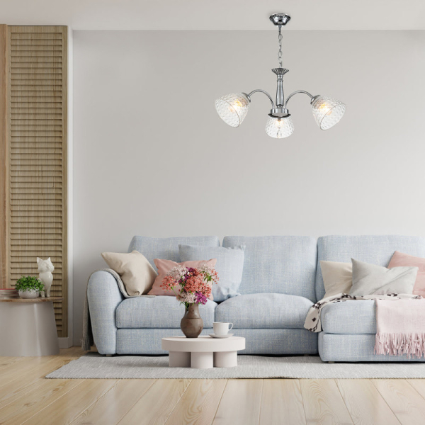 Подвесная люстра Escada 658/3PL Chrome