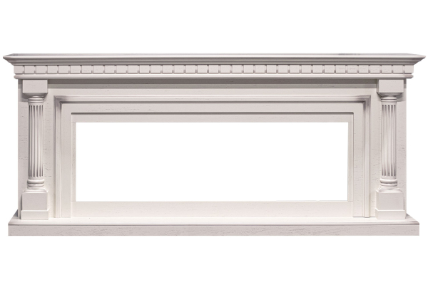 Royal Flame Каминокомплект Dallas 60 - Слоновая кость с патиной с очагом Vision 60 LOG LED