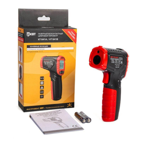 Пирометр бесконтактный цифровой KT 641A PROLINE КВТ 87244