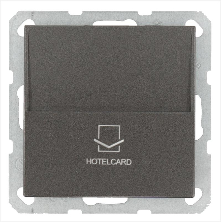 Выключатель карточный 10А IP20 отельный механизм мокко Jasmart G6209Z