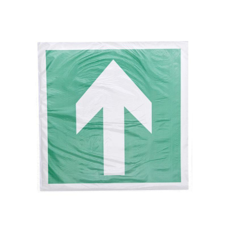 Наклейка эвакуационный знак "Направляющая стрелка"200*200 мм Rexant