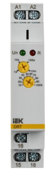 Реле задержки выключения при снятии питания ORT 12-240В AC/DC IEK ORT-D-ACDC12-240V